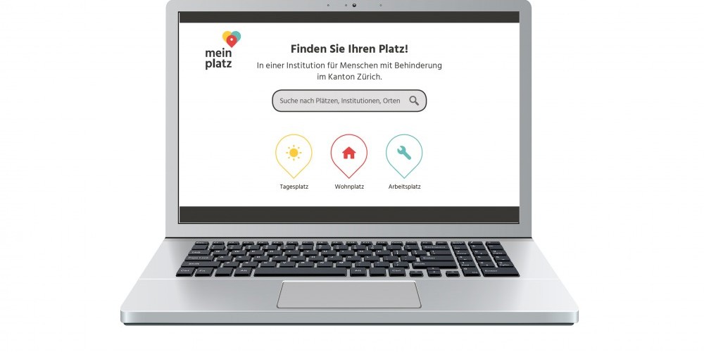 Die Startseite der Websie Meinplatz.ch